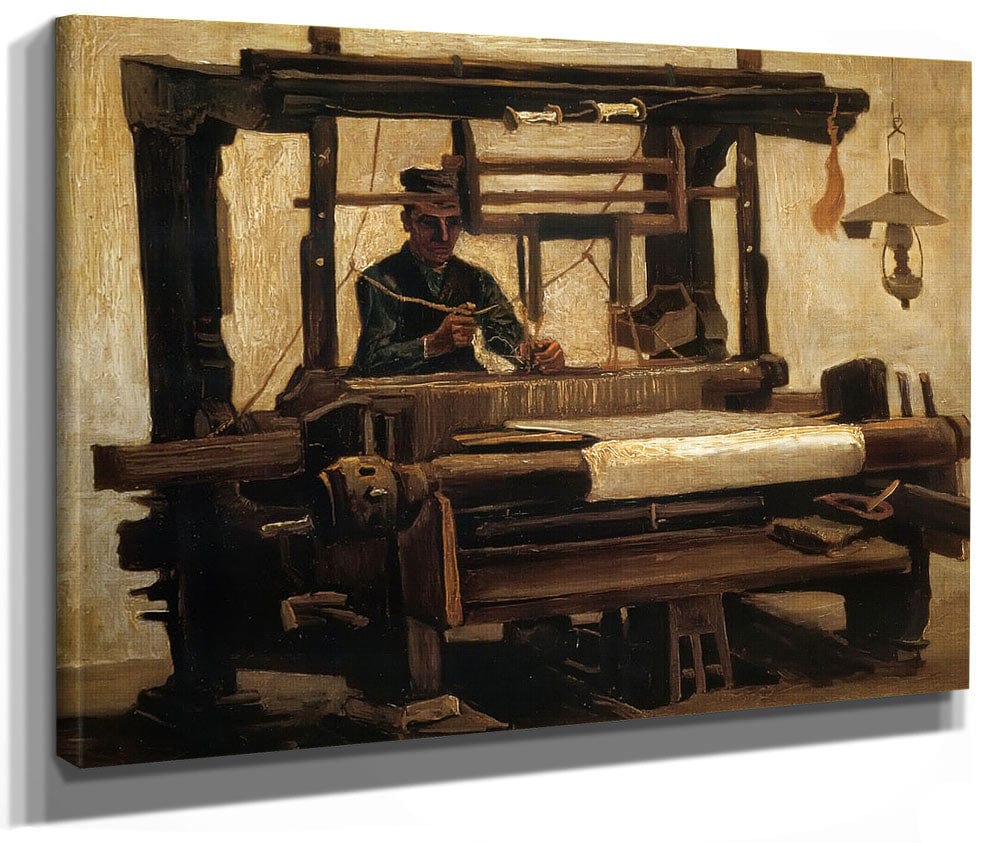 Loom With Weaver By Vincent Van Gogh Phoenix 4x3
