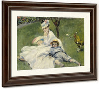 Madame Monet And Her Son By Pierre Auguste Renoir Phoenix 4x3