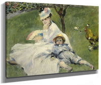 Madame Monet And Her Son By Pierre Auguste Renoir Phoenix 4x3