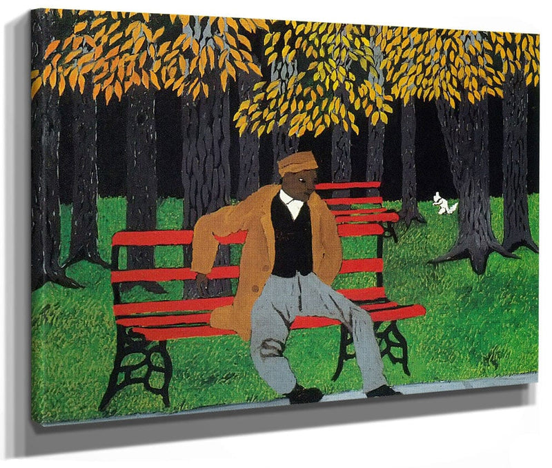 Man By On By A By Bench By Self By Portrait By Horace By Pippin Phoenix 4x3
