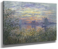 Marine View With A Sunset 1 By Claude Monet Phoenix 4x3