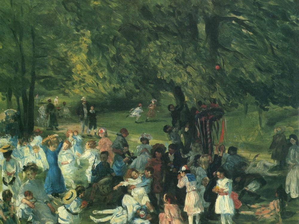 May Day Central Park 1905 By William Glackens Phoenix 4x3
