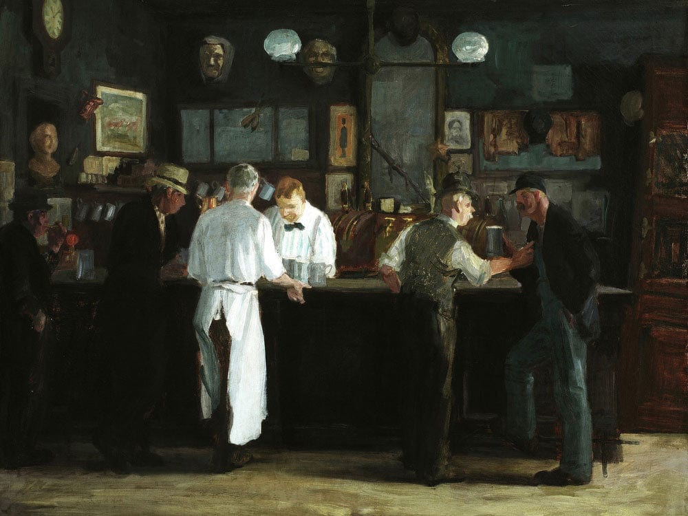 Mcsorley's Bar By John Sloan Phoenix 4x3