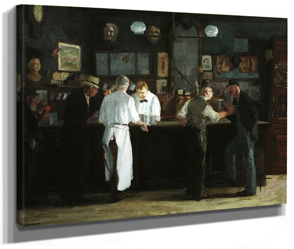 Mcsorley's Bar By John Sloan Phoenix 4x3