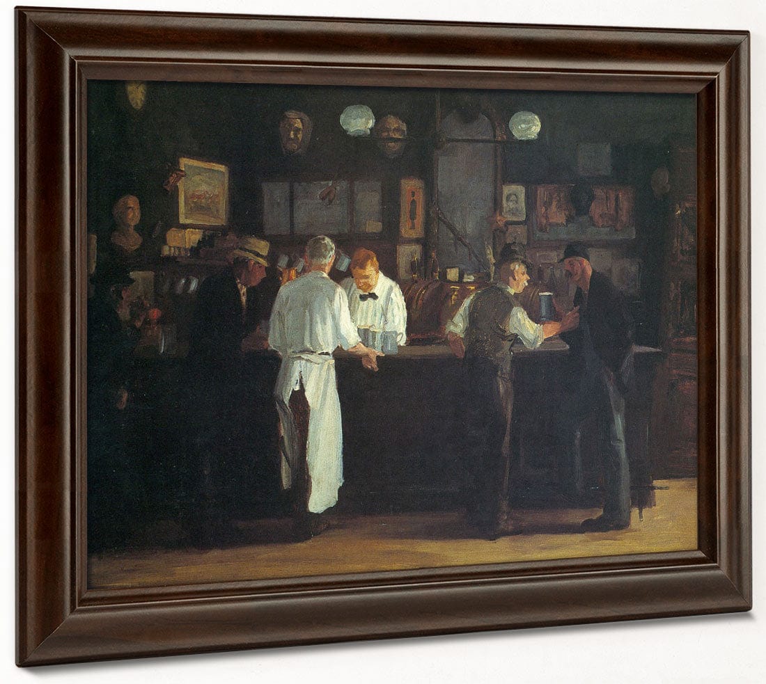 Mcsorleys Bar 1912 By John Sloan Phoenix 4x3