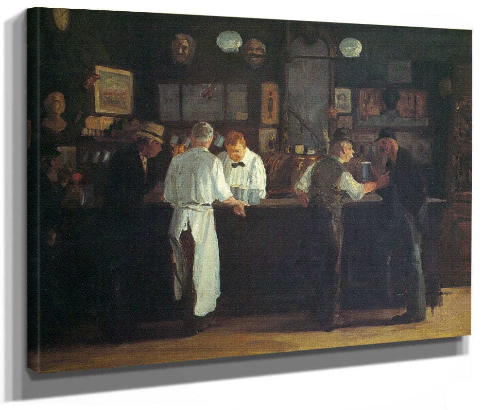 Mcsorleys Bar 1912 By John Sloan Phoenix 4x3