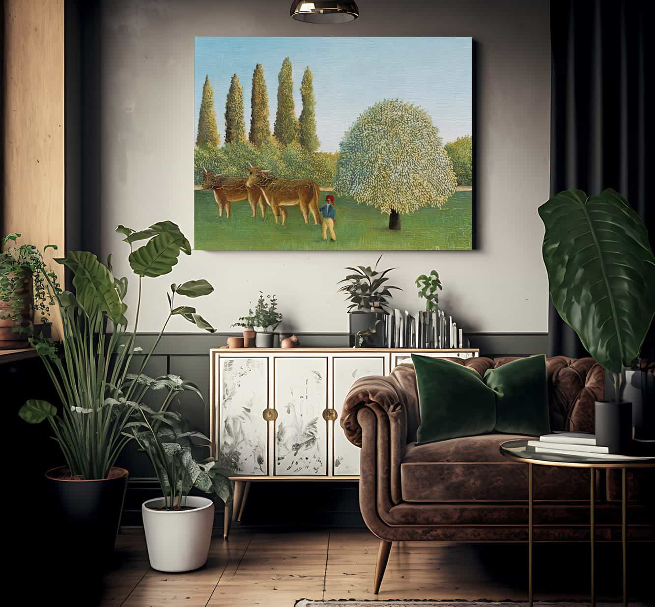 Meadowland By Henri Julien Felix Rousseau Phoenix 4x3