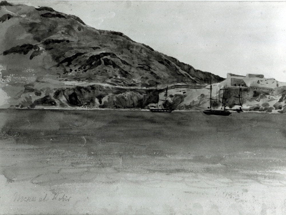 Mers El Kebir, Algeria By Ferdinand Victor Eugene Delacroix Phoenix 4x3