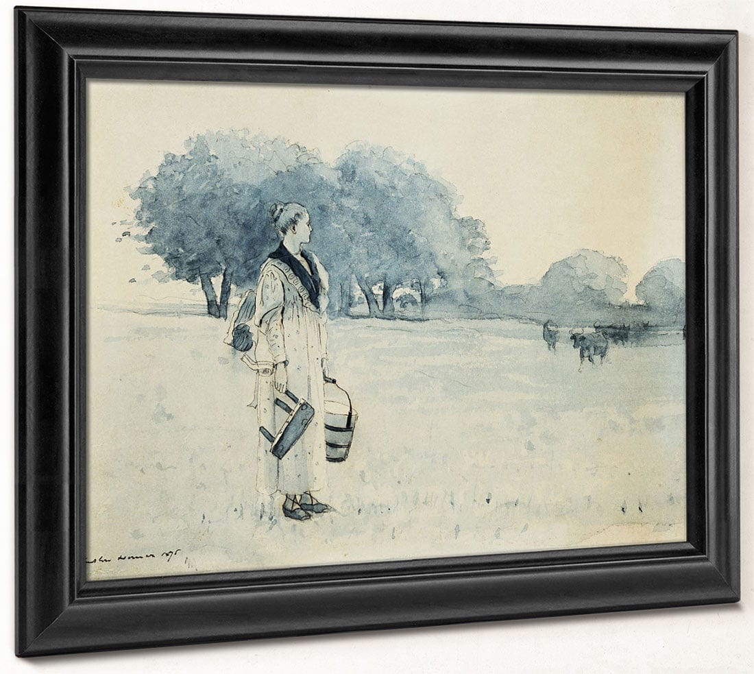 Milkmaid By Winslow Homer Phoenix 4x3