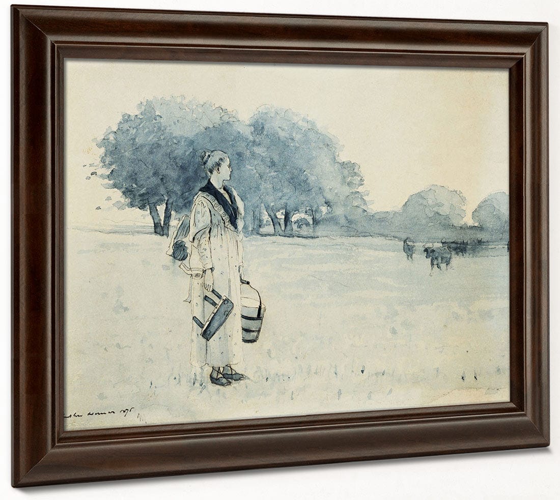 Milkmaid By Winslow Homer Phoenix 4x3