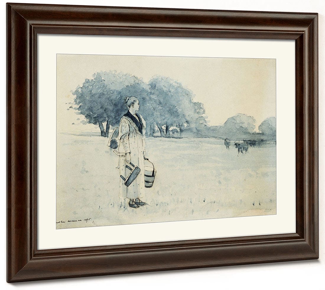 Milkmaid By Winslow Homer Phoenix 4x3