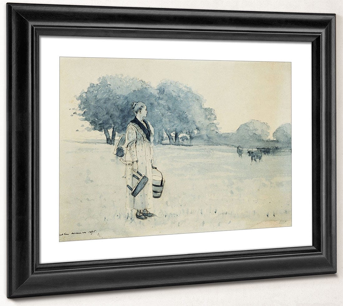 Milkmaid By Winslow Homer Phoenix 4x3