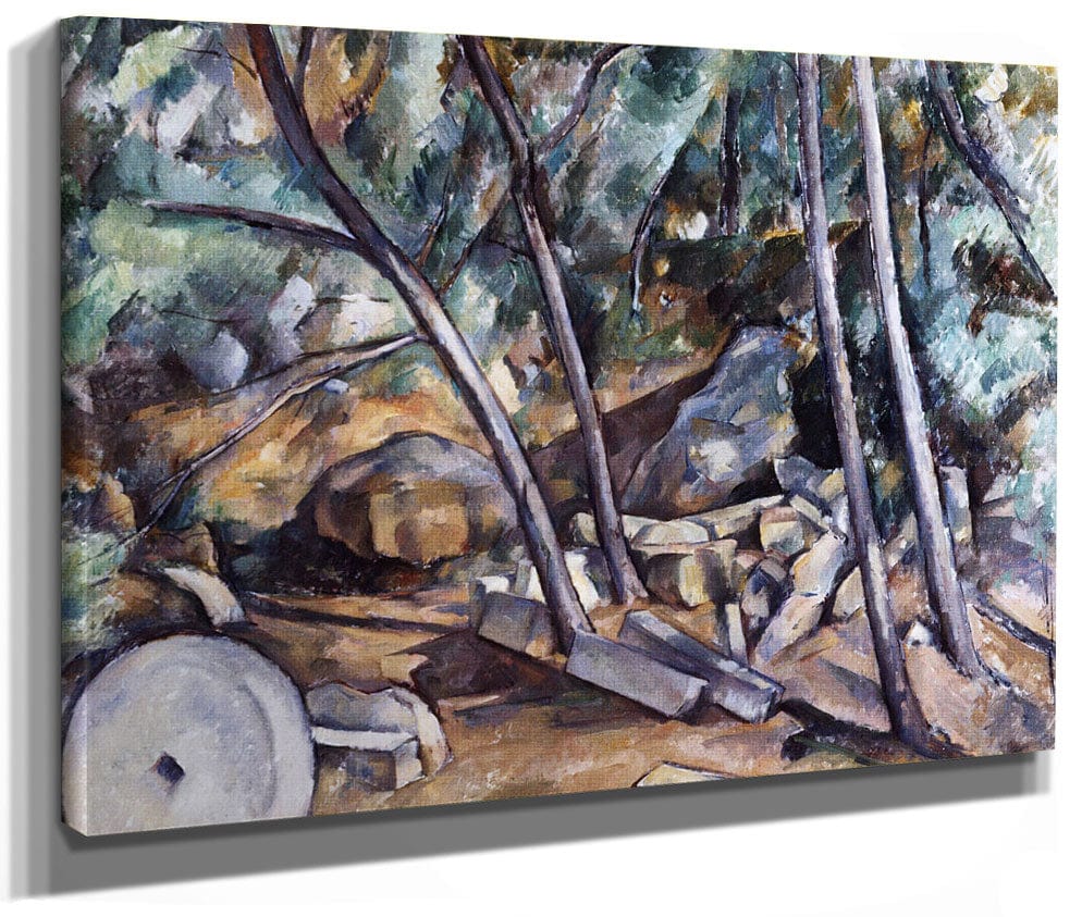 Millstone In The Park Of The Chateau Noir By Paul Cezanne Phoenix 4x3