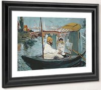 Monet In His Floating Studio By Edouard Manet Phoenix 4x3