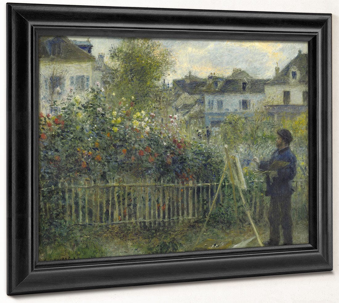 Monet Painting In His Garden At Argenteuil I By Pierre Auguste Renoir Phoenix 4x3