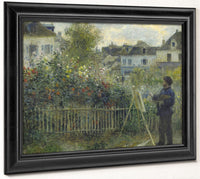 Monet Painting In His Garden At Argenteuil I By Pierre Auguste Renoir Phoenix 4x3