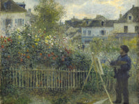 Monet Painting In His Garden At Argenteuil I By Pierre Auguste Renoir Phoenix 4x3