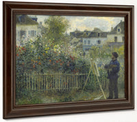 Monet Painting In His Garden At Argenteuil I By Pierre Auguste Renoir Phoenix 4x3