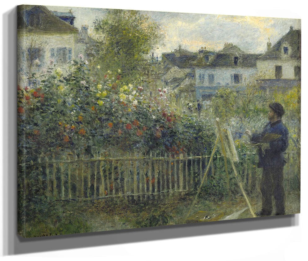 Monet Painting In His Garden At Argenteuil I By Pierre Auguste Renoir Phoenix 4x3
