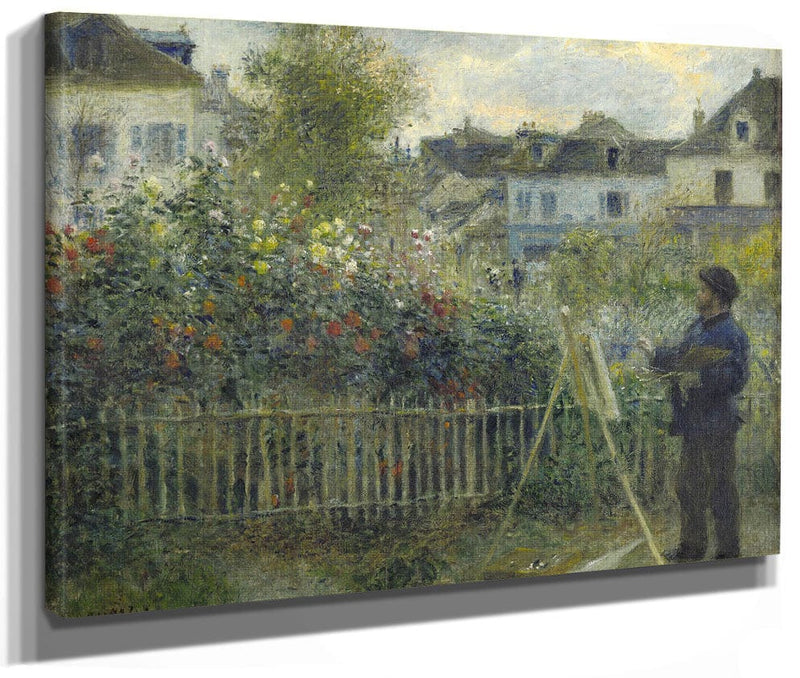 Monet Painting In His Garden At Argenteuil I By Pierre Auguste Renoir Phoenix 4x3