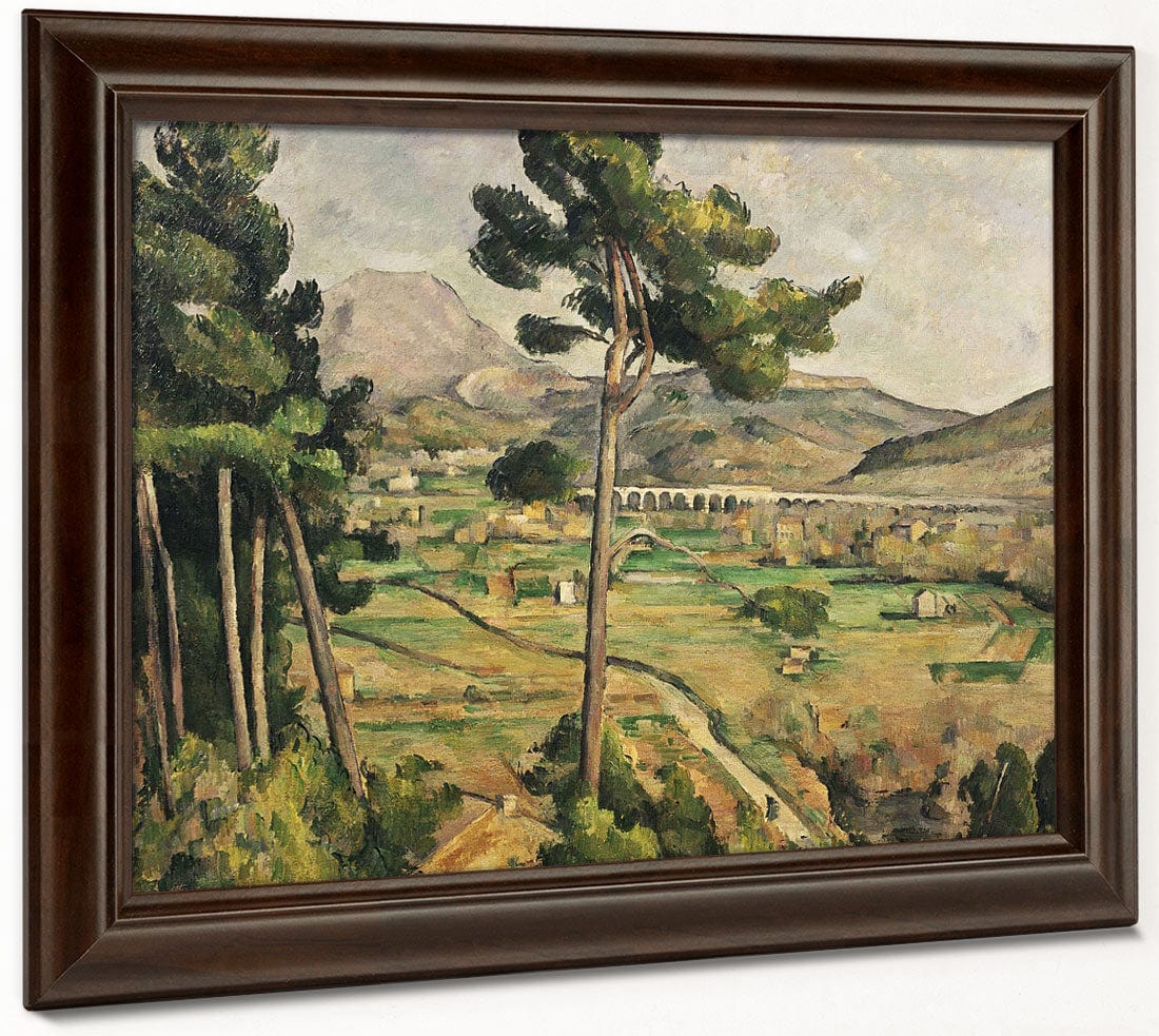 Mont Sainte Victoire And The Viaduct Of The Arc River Valley By Paul Cezanne Phoenix 4x3