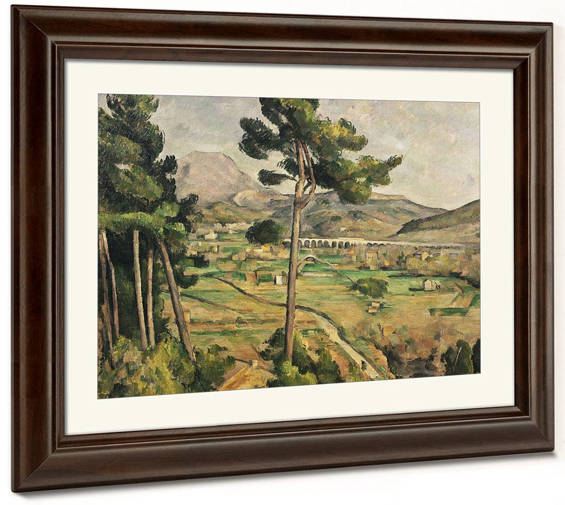 Mont Sainte Victoire And The Viaduct Of The Arc River Valley By Paul Cezanne Phoenix 4x3
