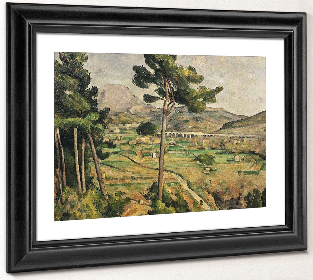 Mont Sainte Victoire And The Viaduct Of The Arc River Valley By Paul Cezanne Phoenix 4x3