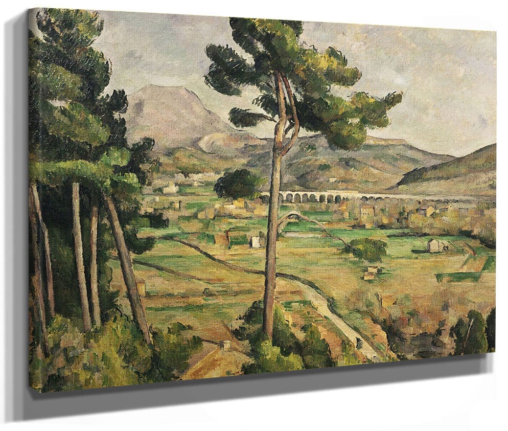 Mont Sainte Victoire And The Viaduct Of The Arc River Valley By Paul Cezanne Phoenix 4x3
