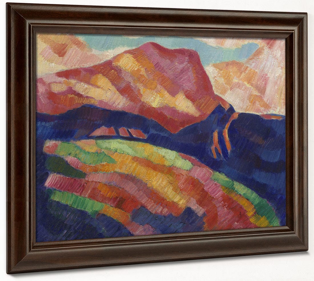 Mont Sainte Victoire By Marsden Hartley Phoenix 4x3
