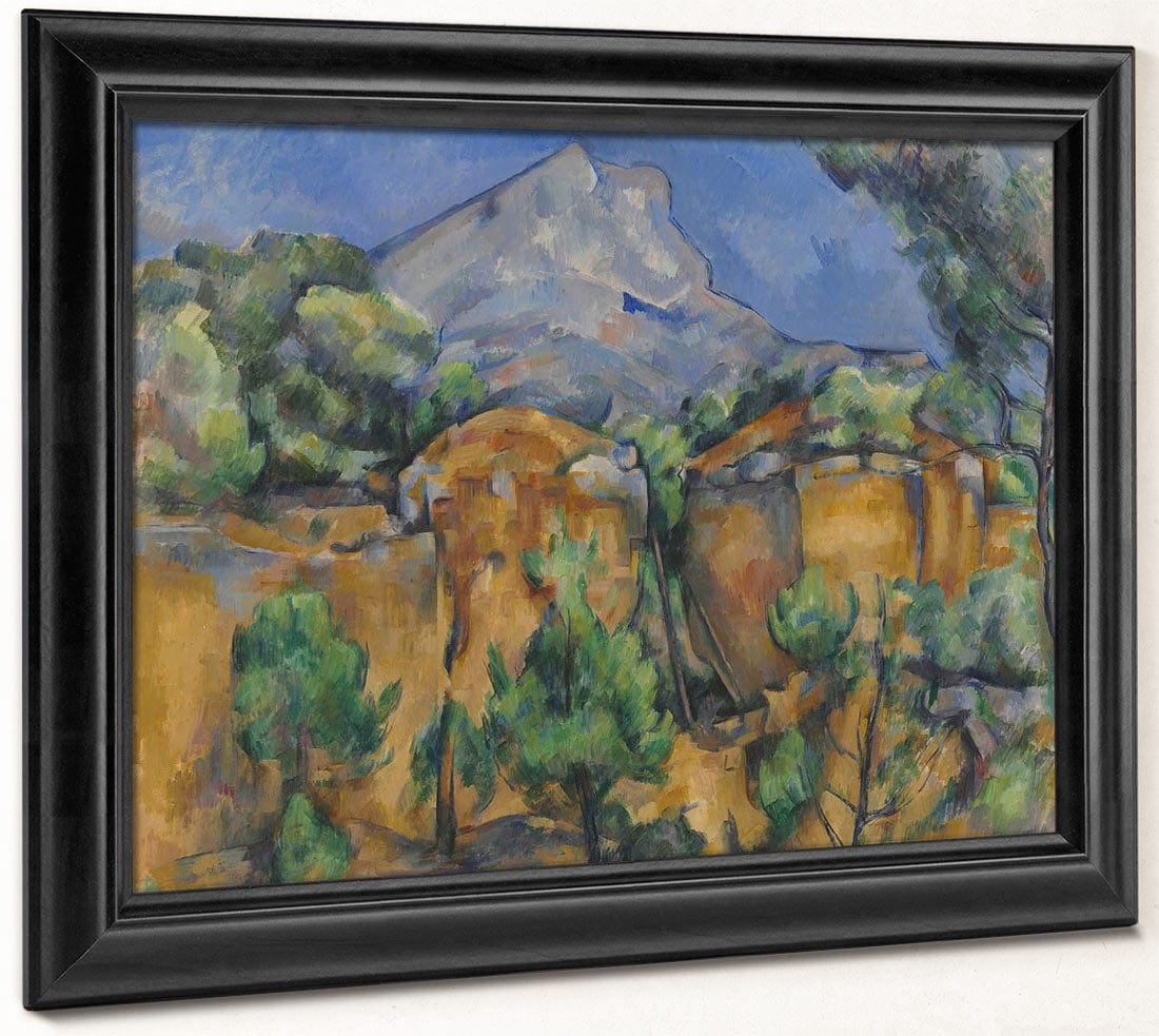 Mont Sainte Victoire Seen From The Bibemus Quarry By Paul Cezanne Phoenix 4x3