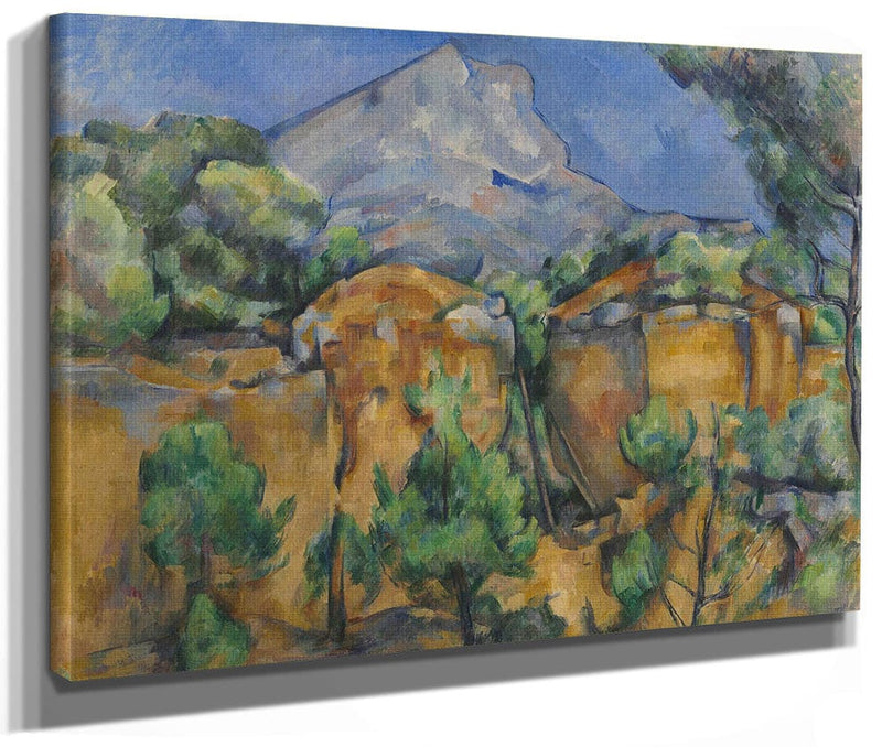 Mont Sainte Victoire Seen From The Bibemus Quarry By Paul Cezanne Phoenix 4x3