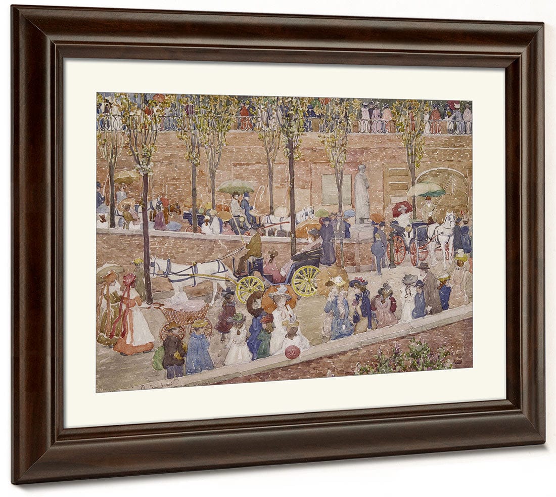 Monte Pincio, Rome By Maurice Brazil Prendergast Phoenix 4x3