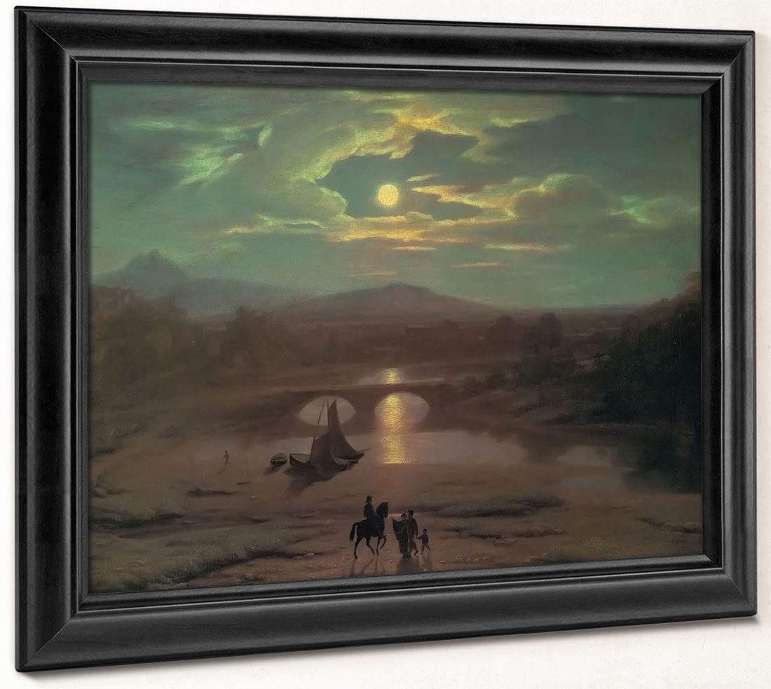 Moonlit By Landscape By Washington By Allston Phoenix 4x3