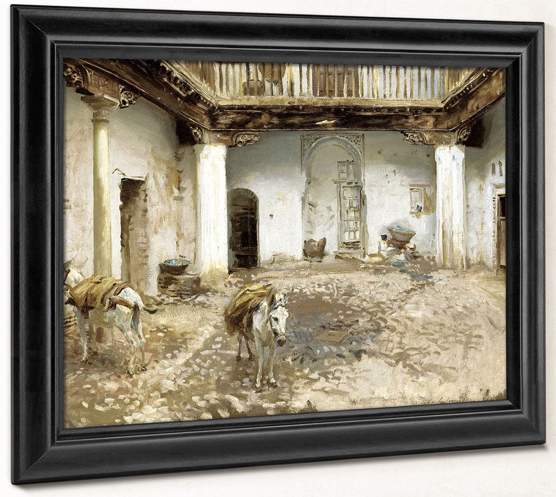 Moorish Courtyard By John Singer Sargent Phoenix 4x3