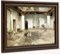 Moorish Courtyard By John Singer Sargent Phoenix 4x3