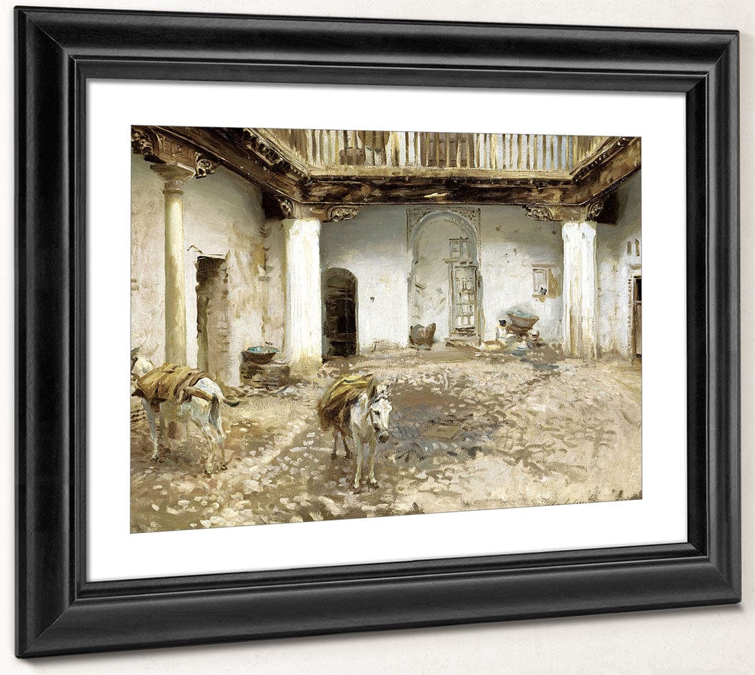 Moorish Courtyard By John Singer Sargent Phoenix 4x3