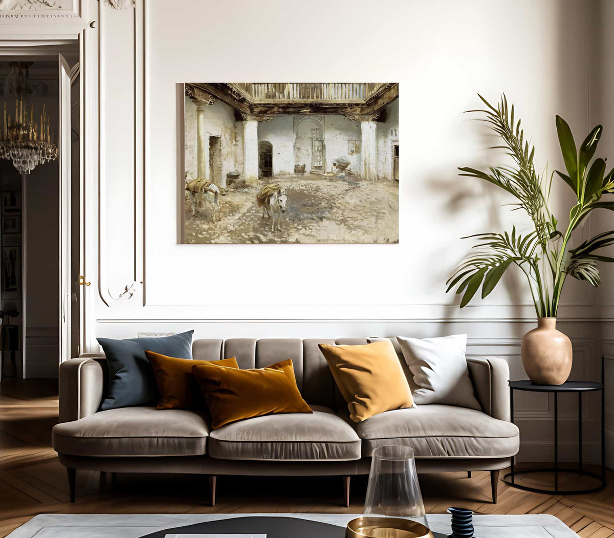 Moorish Courtyard By John Singer Sargent Phoenix 4x3