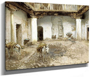 Moorish Courtyard By John Singer Sargent Phoenix 4x3