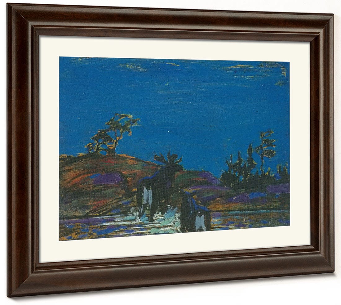 Moose At Night By Tom Thomson Phoenix 4x3