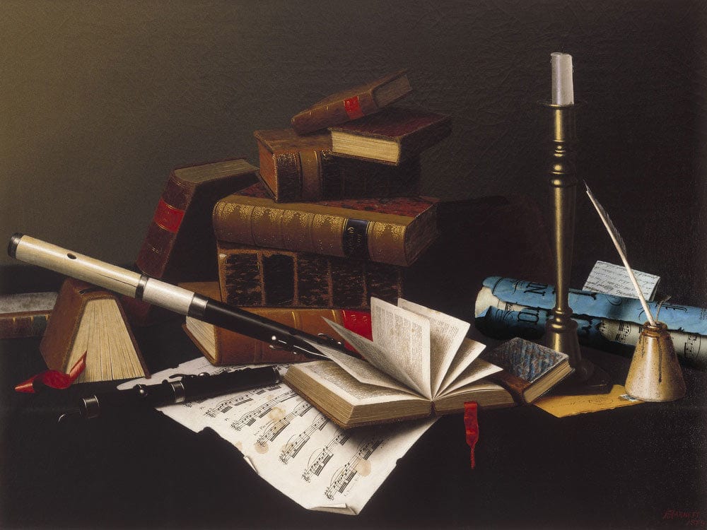 Music And Literature By William Michael Harnett Phoenix 4x3