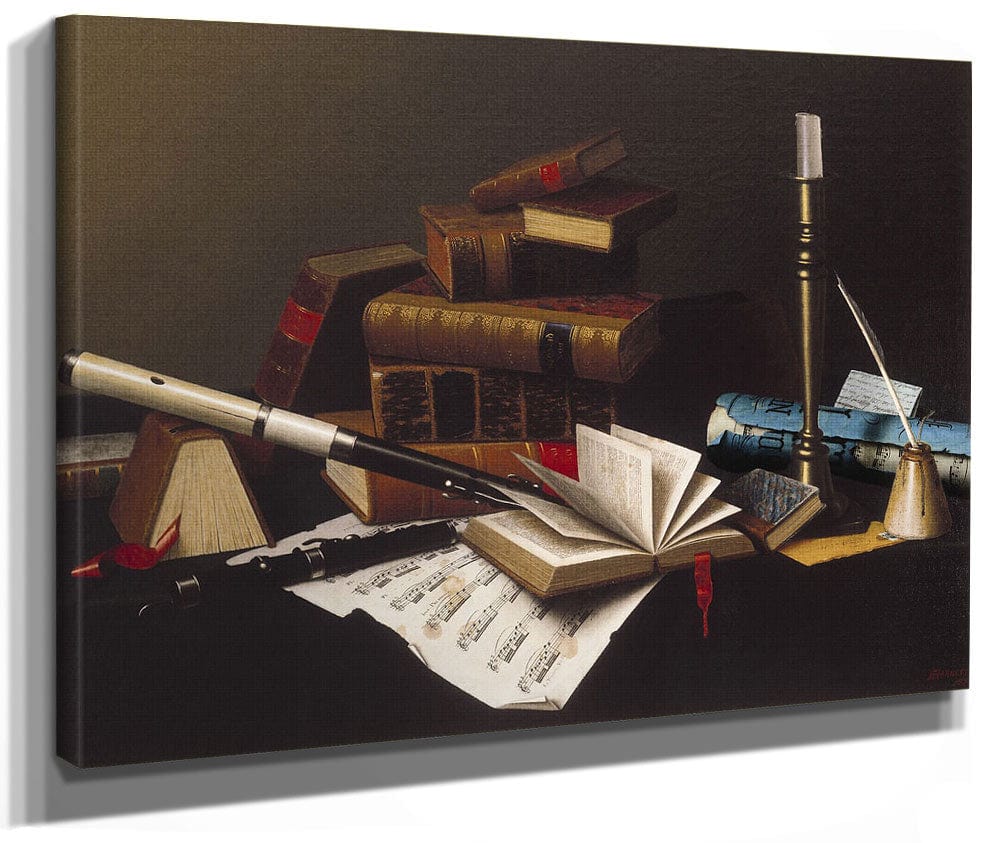 Music And Literature By William Michael Harnett Phoenix 4x3