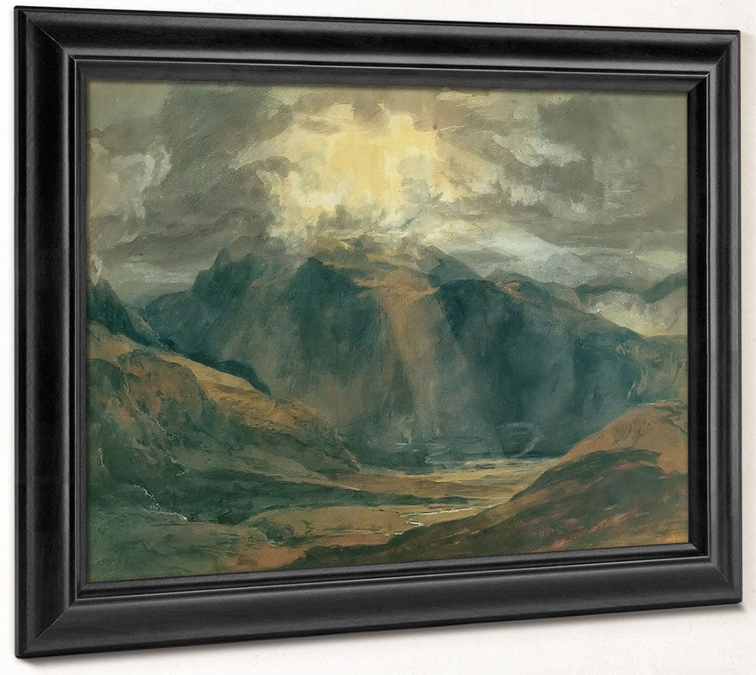 Nant Peris Looking Towards Snowden By Jwm Turner Phoenix 4x3