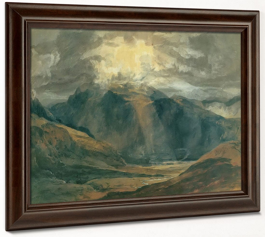 Nant Peris Looking Towards Snowden By Jwm Turner Phoenix 4x3
