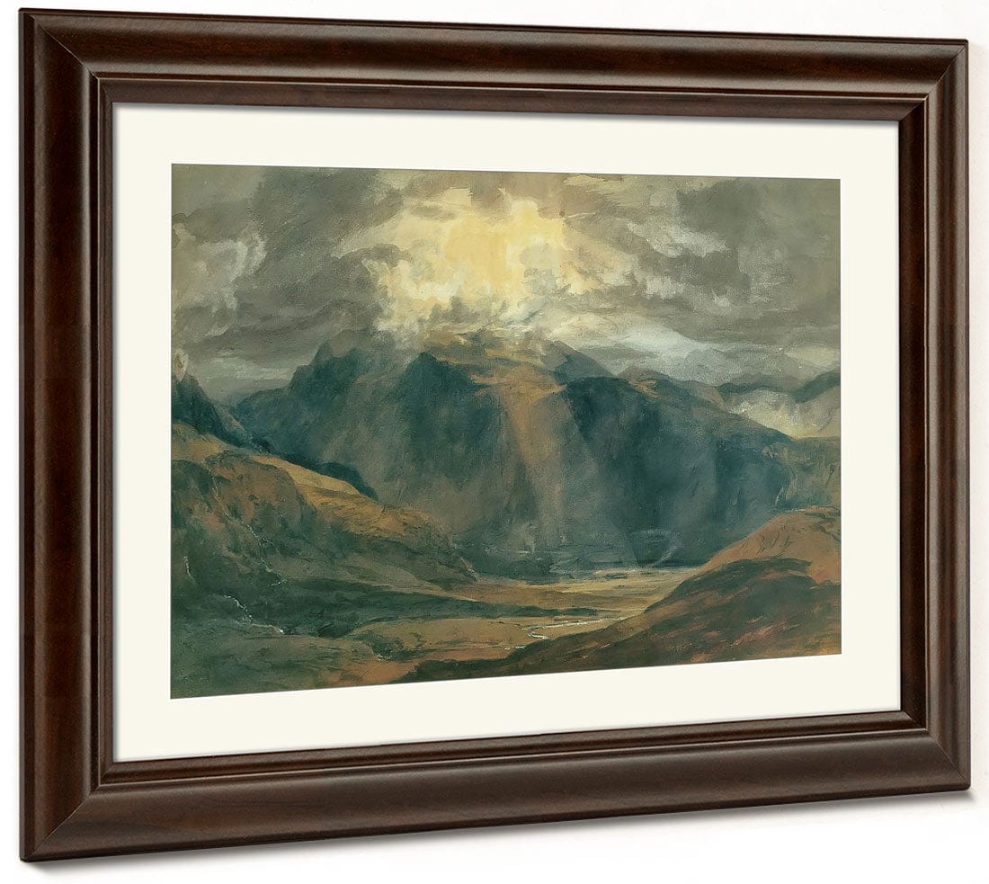 Nant Peris Looking Towards Snowden By Jwm Turner Phoenix 4x3
