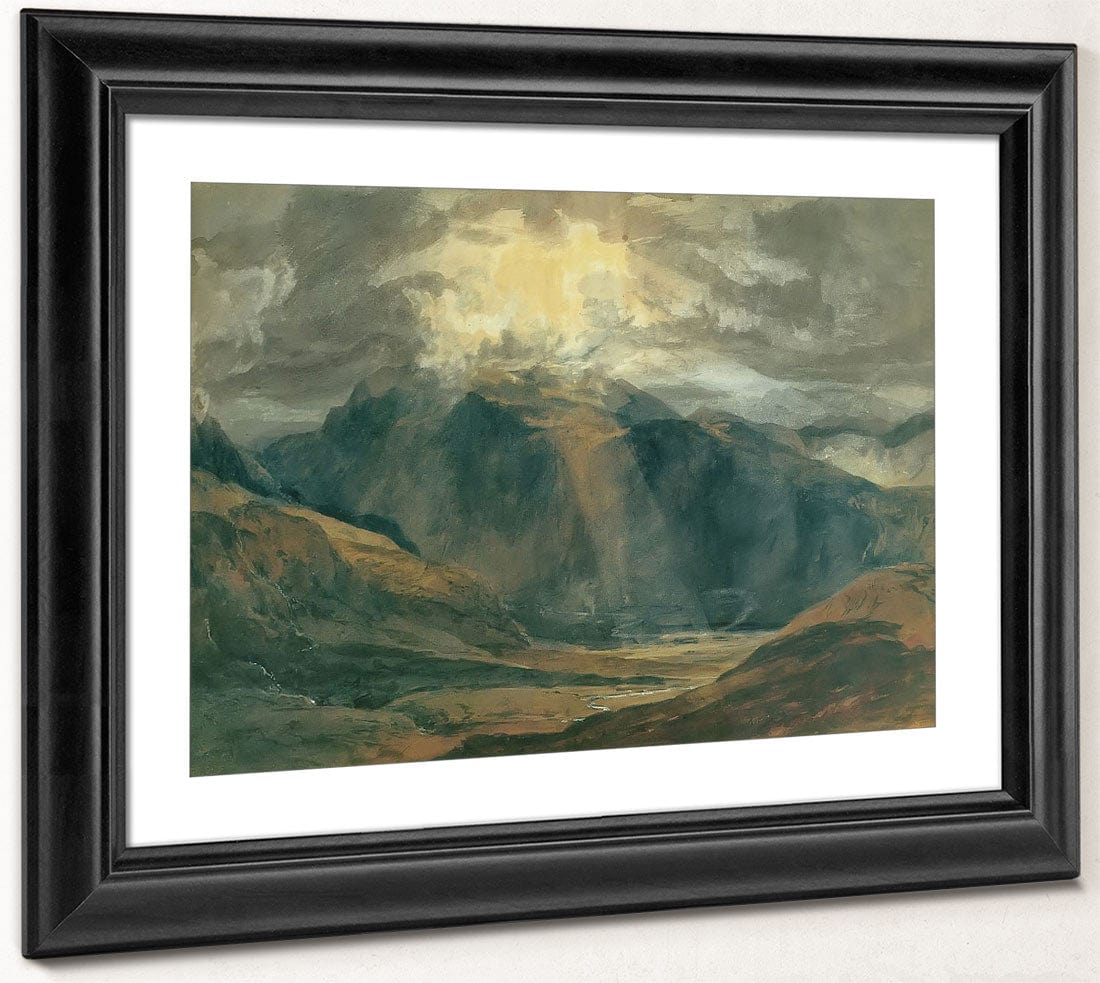 Nant Peris Looking Towards Snowden By Jwm Turner Phoenix 4x3
