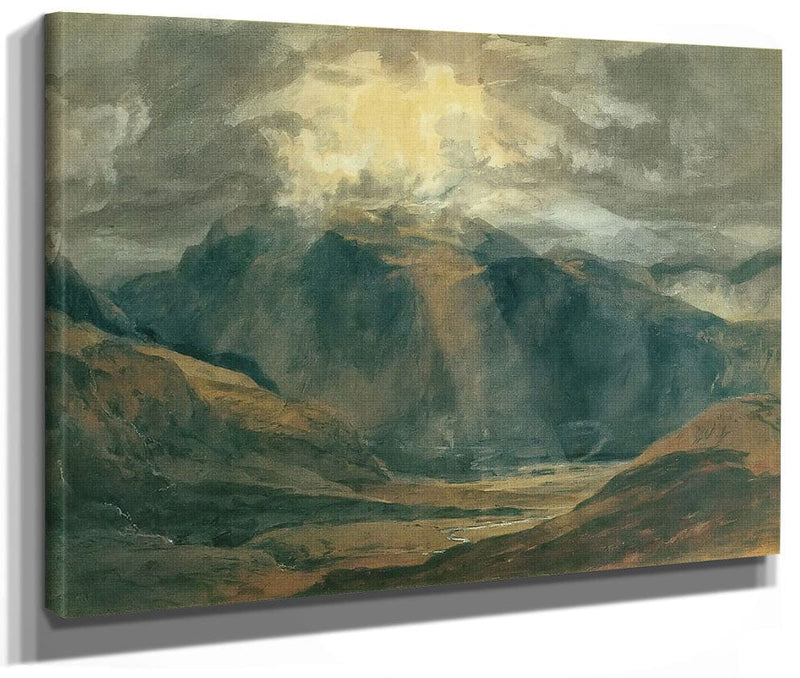 Nant Peris Looking Towards Snowden By Jwm Turner Phoenix 4x3
