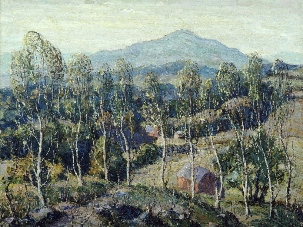 New England Birches By Ernest Lawson Phoenix 4x3