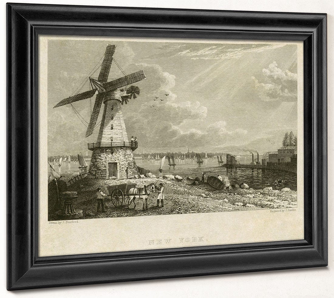 New York From Jersey City By James Smillie Phoenix 4x3