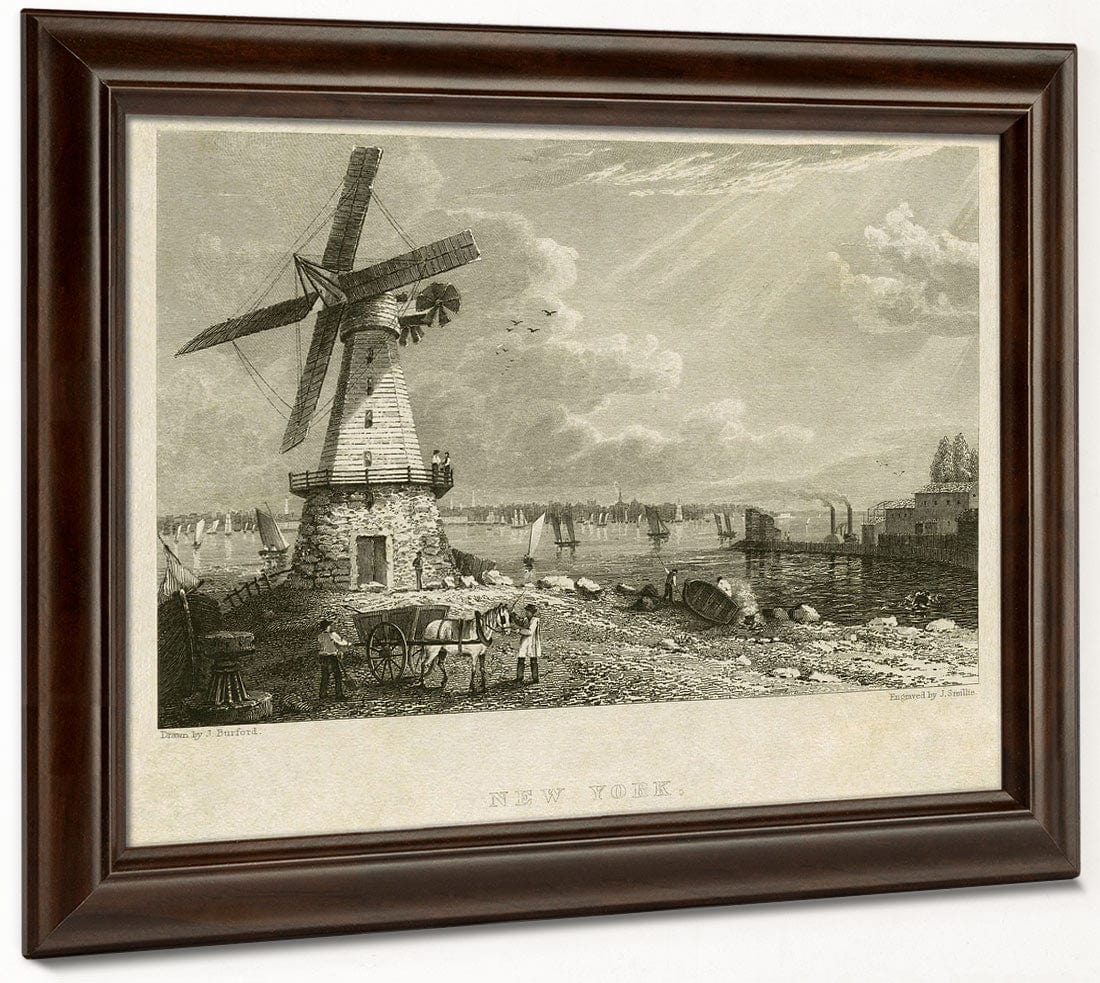 New York From Jersey City By James Smillie Phoenix 4x3