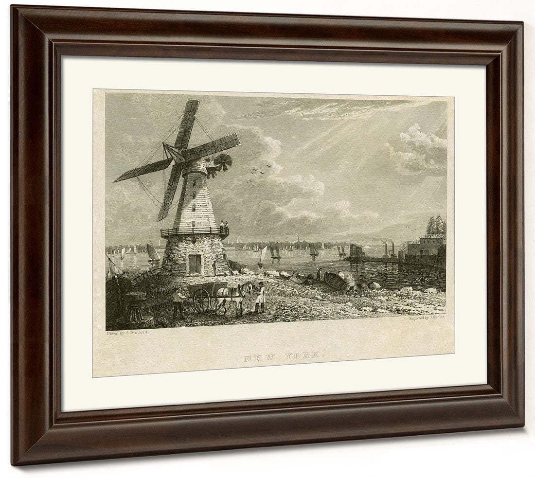 New York From Jersey City By James Smillie Phoenix 4x3